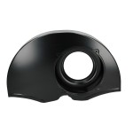 Blacha osłona wentylatora bez otworów czarna T1