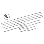 Listwy ozdobne chromowane (zestaw) T14 12szt.