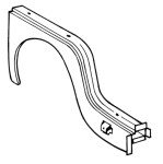 Reperaturka nadkola przedniego R komplet T1 Bulik