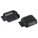 Osłonki zaślepki klamek wewn. drzwi czarne T1 66-