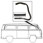 Uszczelka szyby trójkątnej prawa T2 67-79