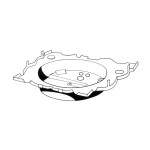 Blacha / reperaturka pod koło zapasowe T1 1302/03