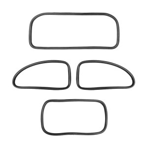 Zestaw uszczelek szyb pod klin plastik 4szt T1 64-