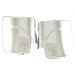 Nakładki na błotniki tylne krótkie aluminium T1