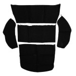 Tapicerka dywaniki czarne bagażnika tył T1 72-