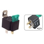 Przekaźnik 6V 30A z bezpiecznikiem 30A T1