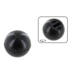 Gałka / końcówka dźwigni ogrzewania czarna T1 64-