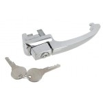 Klamka drzwi z kluczykami chrom TQ T1 63-65