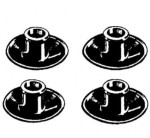 Uszczelki przewodów wysokiego napięcia T1 4szt.