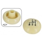 Gałka dźwigni zmiany biegów kremowa 10mm T1 -61