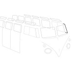 Uszczelka szybki uchylnej lewa T1 Bulik 53-67