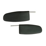Daszki przeciwsłoneczne czarne T1 59-64 2szt.