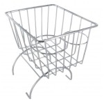 Koszyk z uchwytami na kubki chromowany T1