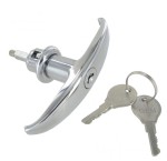 Klamka klapy tylnej z kluczykami chrom Bulik -63