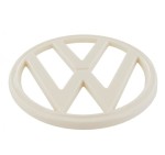 Emblemat klapy przedniej 'VW' kremowy T2 72-79
