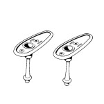 Uszczelka kierunkowskaz-błotnik 2szt T1 61-63