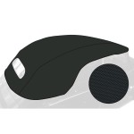 Poszycie dachu cabrio czarne winyl T1 54-57