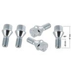 Zestaw śrub galwanizowanych M12 x 1.5 47 mm 5szt.