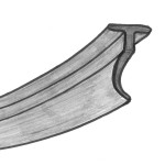 Uszczelka pionowa komory silnika nad skrzynią