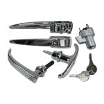 Zestaw klamek i stacyjki z kluczykami Bulik 61-63