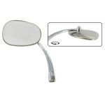 Lusterko zewnętrzne lewe owalne nierdzewka T1 -67