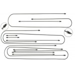 Zestaw sztyw. przewodów hamulcowych T25 z s. 82-85