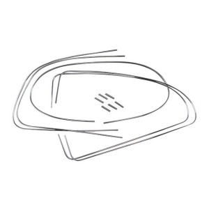 Zestaw klinów uszczelek szyb aluminiowy T1 53-57